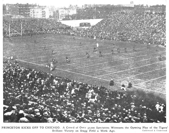 Opening Kickoff Princeton-Chicago 1922